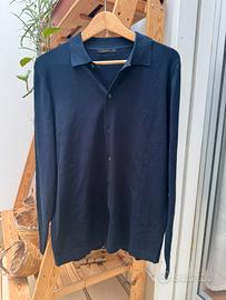 Cardigan blu scuro sonny bono