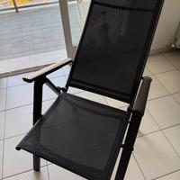 Sedia pieghevole London  Antracite