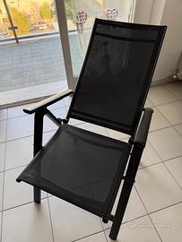 Sedia pieghevole London  Antracite