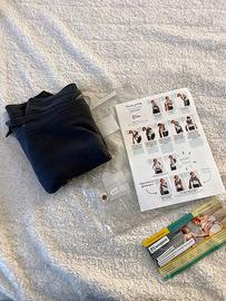 Fascia porta bebé ergonomica color blue jeans