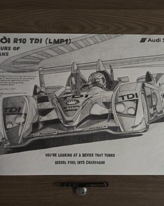 Disegno auto su richiesta 