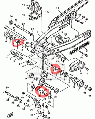Yamaha xt 600 kit revisione