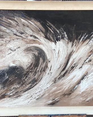 Quadro ad olio contemporaneo “Onda”