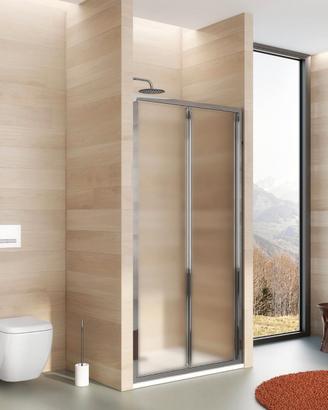 box doccia in nicchia 90 cm a soffietto opaco