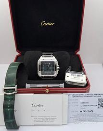 Cartier Santos large Green WSSA0062
