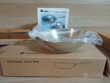 Wok junior in acciaio Tupperware 