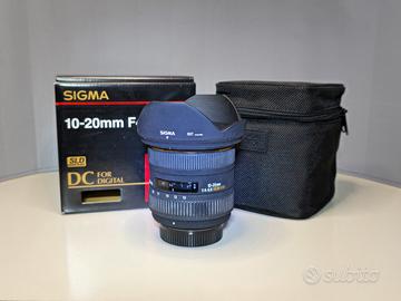 Sigma 10-20 DC EX HSM attacco Nikon