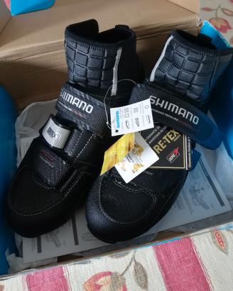scarpe  shimano in gore tex