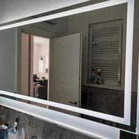specchio bagno led 140x70 cm