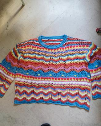 Maglione traforato 