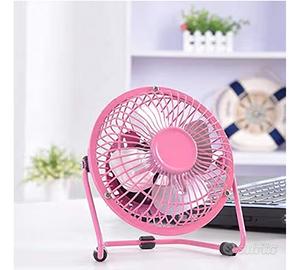 Mini ventilatore usb portatile rosa