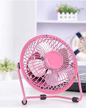 Mini ventilatore usb portatile rosa