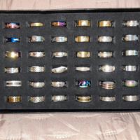 Set Anelli unisex acciaio inossidabile, NUOVI