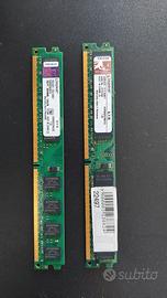 Nr.2 RAM usate Kingston (2gb l'una)