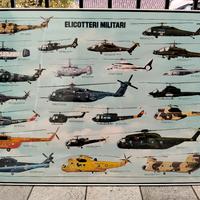 Poster ELICOTTERI MILITARI