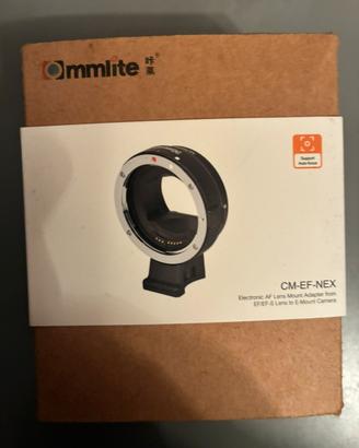 Adattatore canin eos su sony E-mount