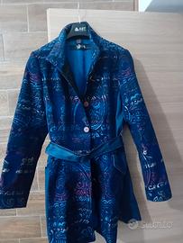 Cappottino Desigual blu e jeans