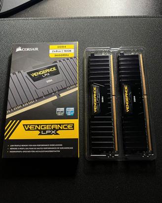 2x8gb 3600MHz ram DDR4 Corsair Vengeance