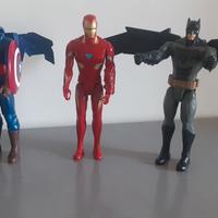 Batman+Uomo Ragno+Capitan America+IronMan