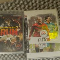 Need for speed Run e Fifa 2010 playstation 3