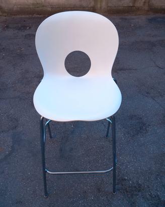 Rexite – Sgabello medio Olivia bianco