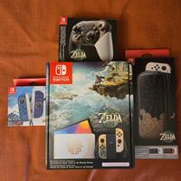 Nintendo Switch Oled Zelda Limited + Accessori 