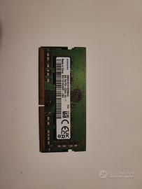 RAM portatile 8gb DDR4