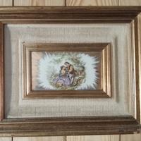 quadretti di Limoges in porcellana smaltata. Opere