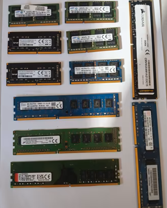 Lotto 14 Banchi RAM DDR3 DDR4