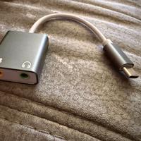 🎧⚡ Scheda Audio USB-C  Jack 3.5mm – Plug & Play