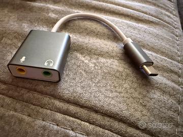 🎧⚡ Scheda Audio USB-C  Jack 3.5mm – Plug & Play