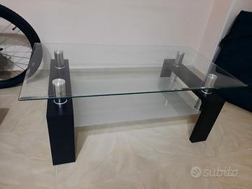 Tavolino in vetro