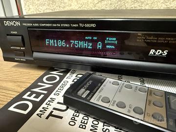 Sintonizzatore RDS DENON TU-580RD + telecomando
