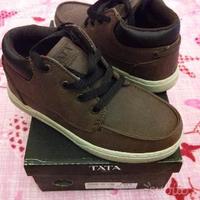Scarpe tata casual marrone sneaker nuove tg 39