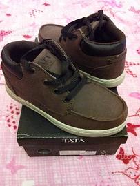 Scarpe tata casual marrone sneaker nuove tg 39