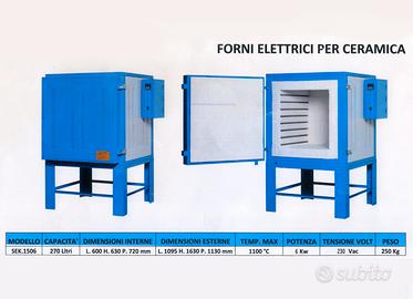 Forno elettrico per ceramica