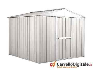 Box porta attrezzi in lamiera 276x260 bianco