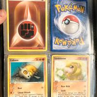 Carte gialle sfera rossa Pokemon