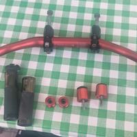 manubrio moto con acvessori