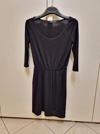 vestito xs nero cotone Terranova