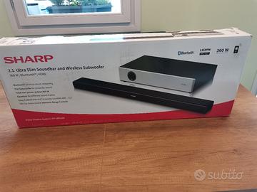 Soundbar Sharp con subwoofer wireless 
