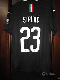 Maglia Milan 2019 Third Strinic Match Worn Issued