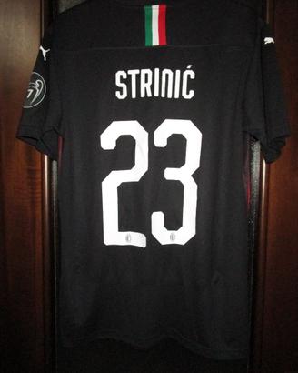 Maglia Milan 2019 Third Strinic Match Worn Issued