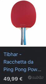 2 Racchette da ping pong Tibhar Carbon pro light