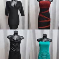 Abiti midi vari abito lungo con spalline per donna