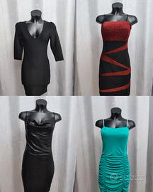 Abiti midi vari abito lungo con spalline per donna