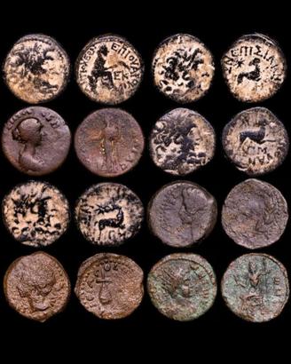 Monete Romane Originali Certificate 8 Pezzi Rare