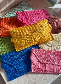 Pochette a uncinetto fatte a mano