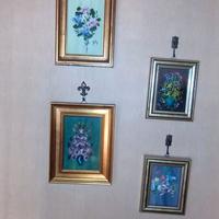 Piccoli acquarelli fiori 1960