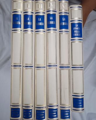 La Bibbia 5 volumi Fabbri Prima Edizione 1962